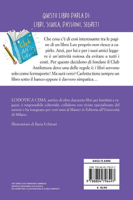 Il club antilettura. Ediz. ad alta leggibilità - Lodovica Cima - 2