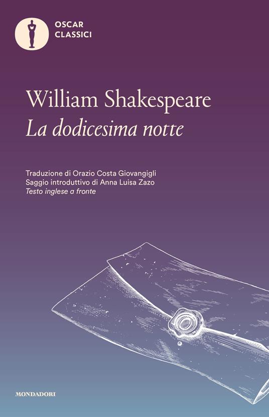 La dodicesima notte o quel che volete - William Shakespeare - copertina