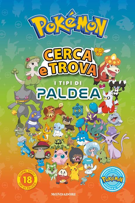 Pokémon. Cerca e trova i tipi di Paldea - copertina