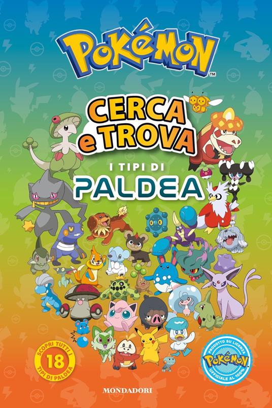 Pokémon. Cerca e trova i tipi di Paldea - copertina