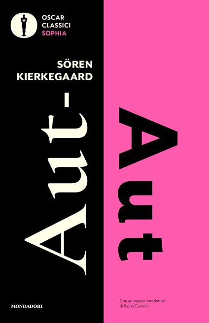 Aut-aut - Søren Kierkegaard - copertina