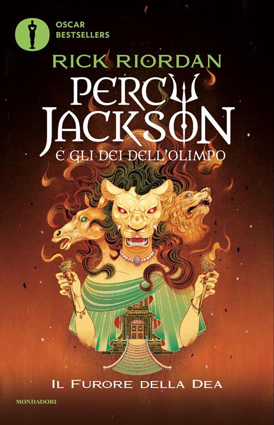 Il furore della dea. Percy Jackson e gli dei dell'Olimpo. Vol. 7 - Rick Riordan - copertina