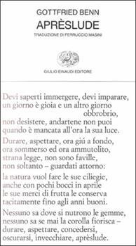 Libro Aprèslude Gottfried Benn