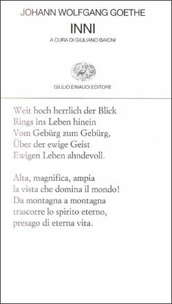 Inni - Johann Wolfgang Goethe - copertina