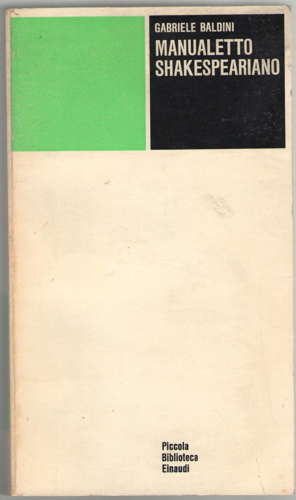 Manualetto shakespeariano