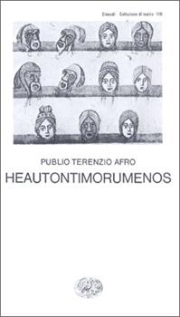 Libro Heautontimorumenos (La commedia dell'autopunizione) P. Afro Terenzio