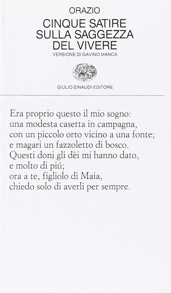 Cinque satire sulla saggezza del vivere