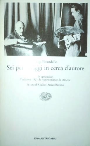 Sei personaggi in cerca d'autore - Luigi Pirandello - copertina