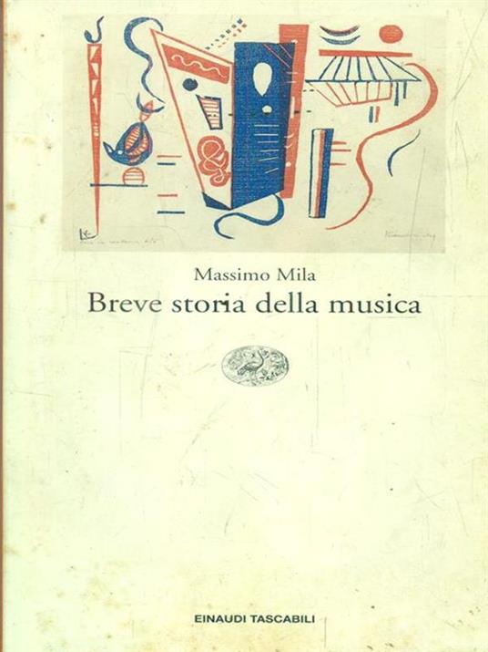 Breve storia della musica - Massimo Mila - copertina