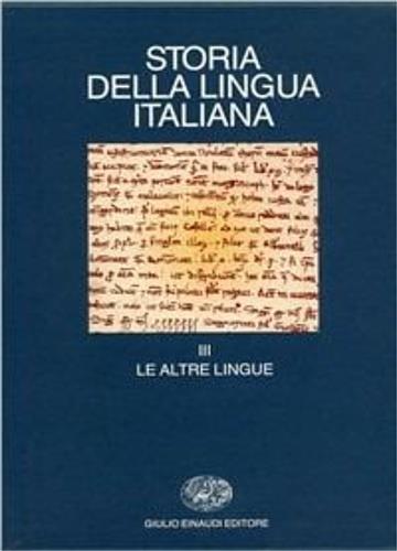 Storia della lingua italiana. Vol. 2: Scritto e parlato - copertina