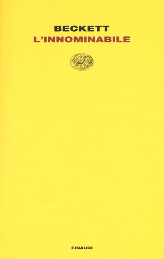 L'innominabile - Samuel Beckett - copertina