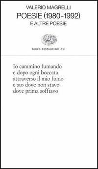 Poesie (1980-1992) e altre poesie - Valerio Magrelli - copertina
