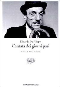 Cantata dei giorni pari - Eduardo De Filippo - copertina