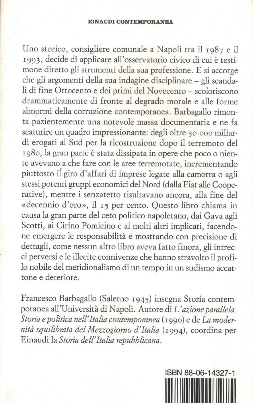 Napoli fine Novecento. Politici, camorristi, imprenditori