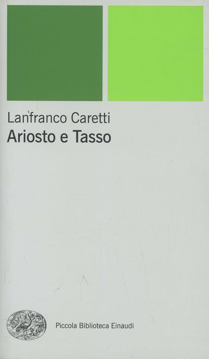 Ariosto e Tasso - Lanfranco Caretti - copertina