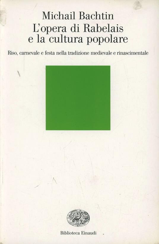 L'opera di Rabelais e la cultura popolare - Michail Bachtin - copertina