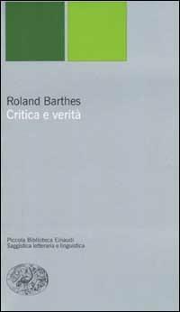 Critica e verità - Roland Barthes - copertina