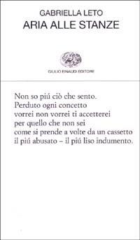 Aria alle stanze - Gabriella Leto - copertina