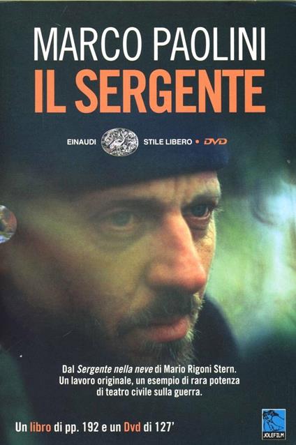 Il sergente. DVD. Con libro - Marco Paolini - copertina