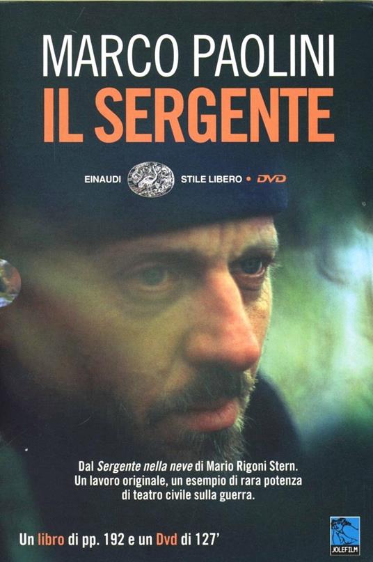 Il sergente. DVD. Con libro - Marco Paolini - copertina