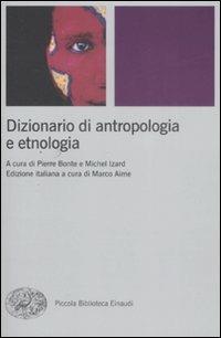 Dizionario di antropologia e etnologia - copertina