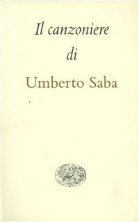 Il canzoniere - Umberto Saba - copertina