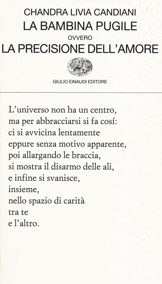 La bambina pugile ovvero La precisione dell'amore - Chandra Livia Candiani - copertina