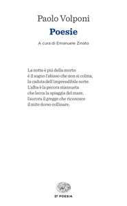 Libro Poesie Paolo Volponi