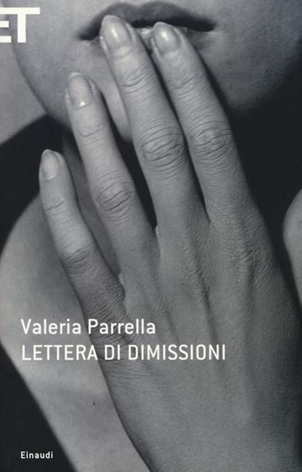 Lettera di dimissioni - Valeria Parrella - copertina