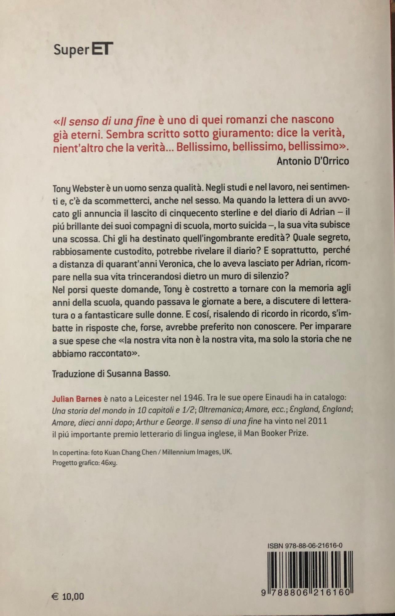 Il senso di una fine