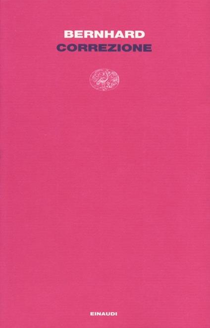 Correzione - Thomas Bernhard - copertina