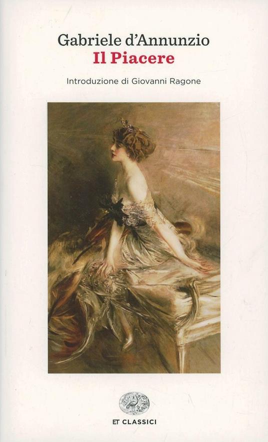 Il piacere - Gabriele D'Annunzio - copertina