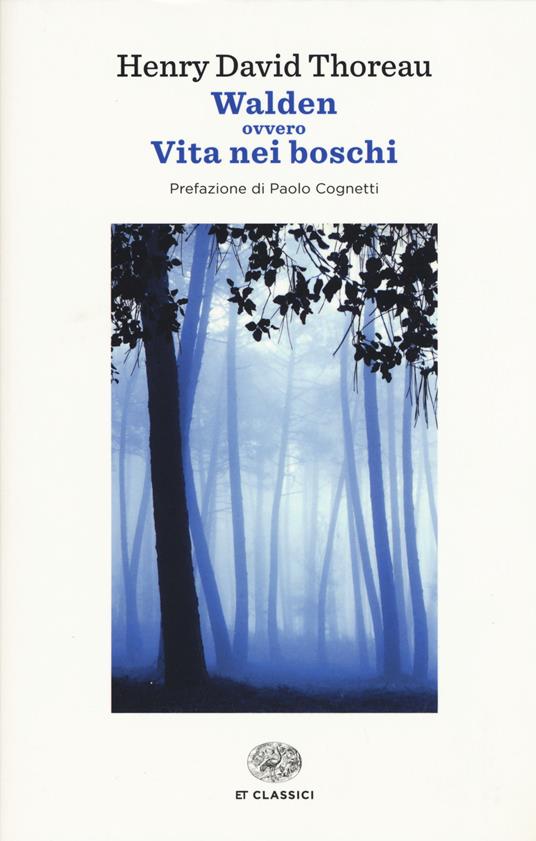 Walden ovvero Vita nei boschi - Henry David Thoreau - copertina