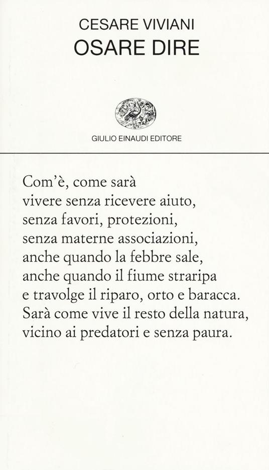 Osare dire - Cesare Viviani - copertina