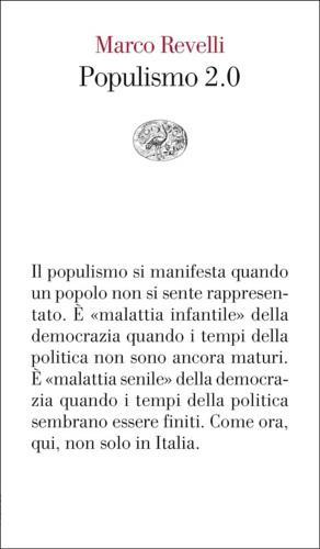 Populismo 2.0 - Marco Revelli - copertina