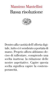 Libro Bassa risoluzione Massimo Mantellini