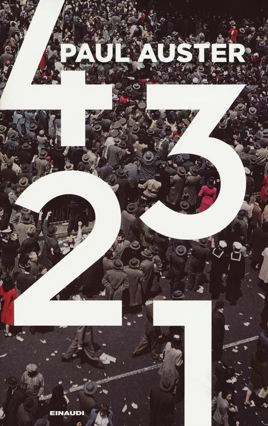 4 3 2 1 - Paul Auster - copertina