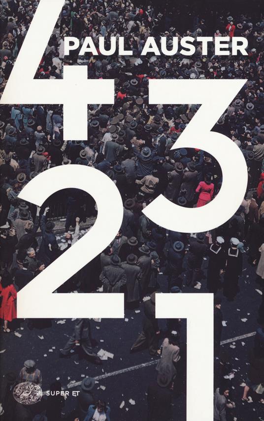 4 3 2 1 - Paul Auster - copertina