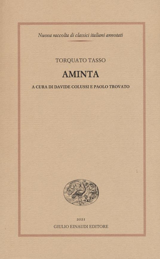 Aminta - Torquato Tasso - copertina