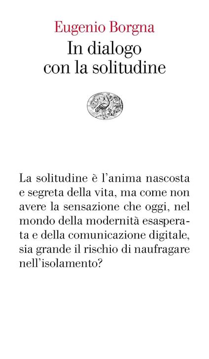 In dialogo con la solitudine - Eugenio Borgna - copertina
