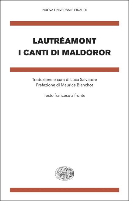 I canti di Maldoror. Testo francese a fronte - Isidore Lautréamont Ducasse - copertina