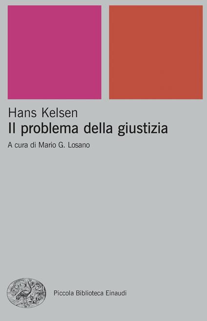 Il problema della giustizia - Hans Kelsen - copertina