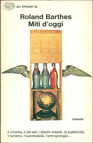 Miti d'oggi -  Roland Barthes - copertina