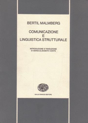 Comunicazione e linguistica strutturale - Bertil Malmberg - copertina