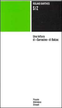 S/Z - Roland Barthes - copertina