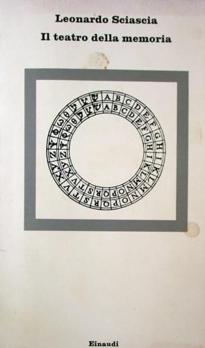 Il teatro della memoria-La sentenza memorabile - Leonardo Sciascia - copertina