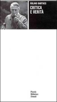 Critica e verità - Roland Barthes - copertina