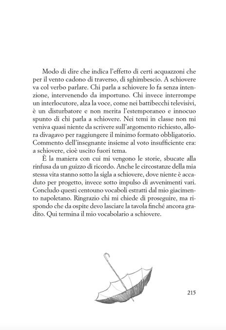 A schiovere. Vocabolario napoletano di effetti personali - Erri De Luca - 7