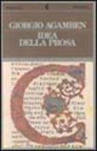 Idea della prosa - Giorgio Agamben - copertina
