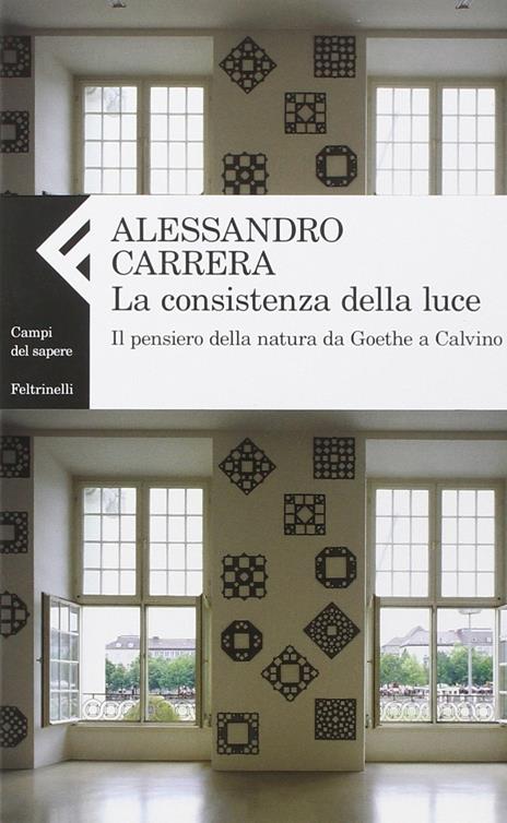 La consistenza della luce. Il pensiero della natura da Goethe a Calvino - Alessandro Carrera - 2